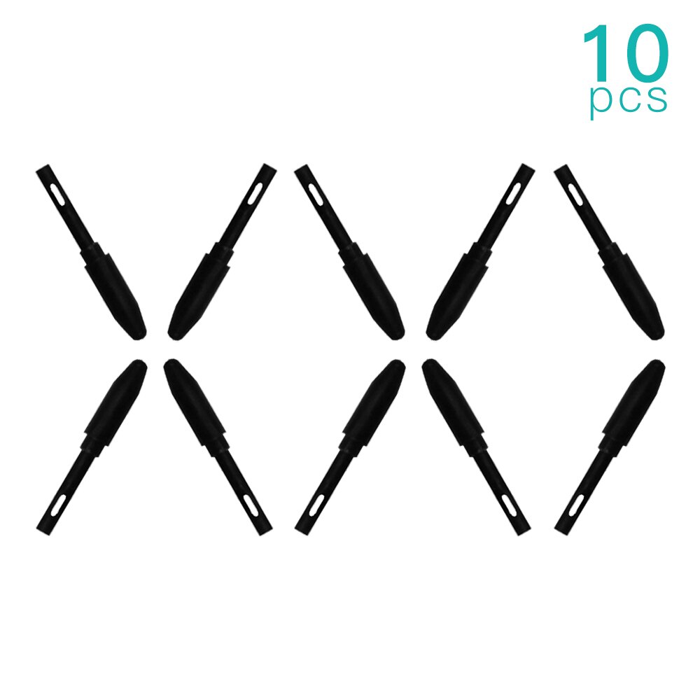 Huion PN04 10pcs Replacement Nibs Pen Tips Compatible with PW100/PW201 Graphics Drawing Tablet Stylus Black