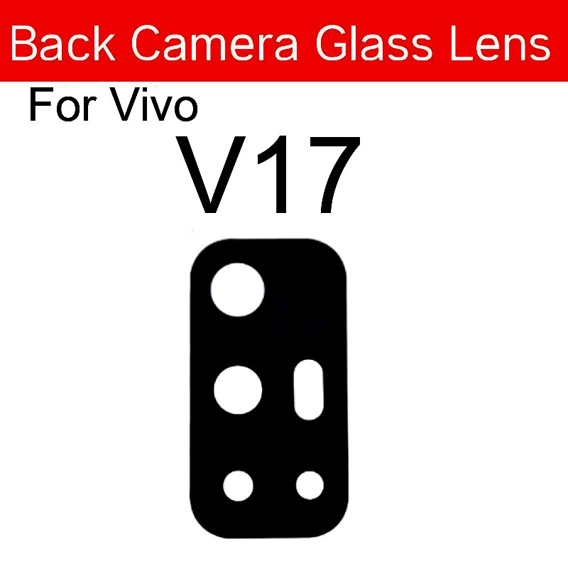 Achteruitrijcamera Glas Lens Voor Vivo V15 V20 Pro V17 V20 V20SE V21 5G Terug Camera Glazen Lens belangrijkste Camera Glas Lens Vervanging: V17 