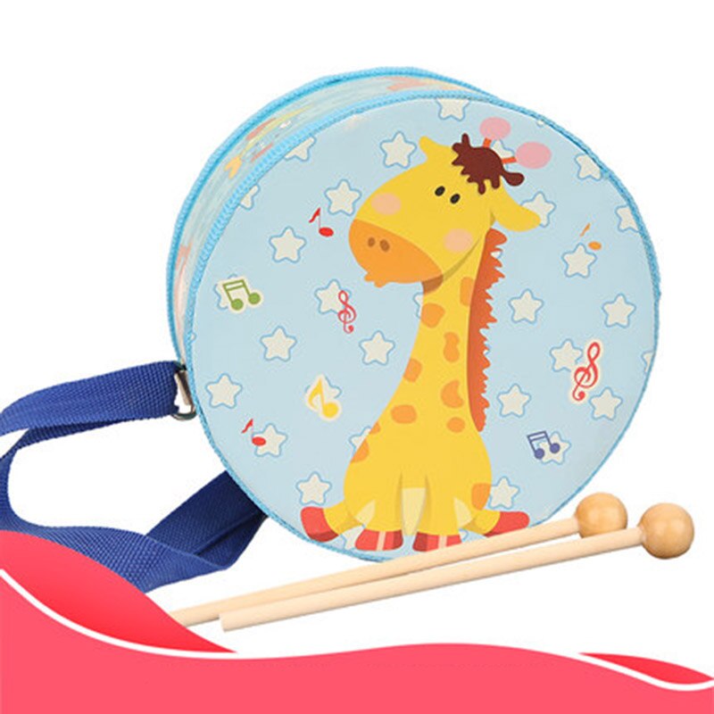 Cartoon Animals Children Drum Trumpet Toy Music Percussion Instrument Band Kit Early Learning Educational Toy 1-3 Baby Kids: 09