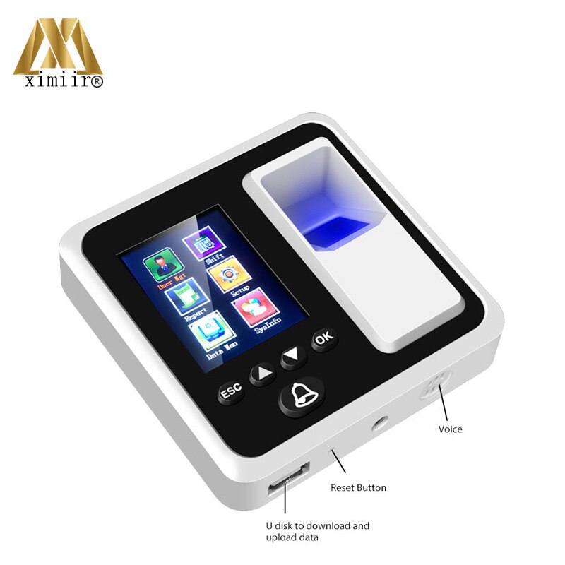 Biometric Fingerprint Time Attendance TCP/IP Access Control System With 125Khz RFID Card Reader S6