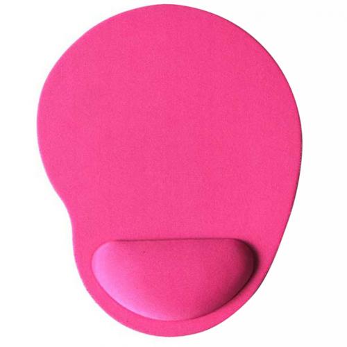 1PC Ergonomic Comfortable Soft Wrist Rest Mouse Pad Non Slip Mice Mat Desk Cushion Universal for Computer PC Tablet: Pink