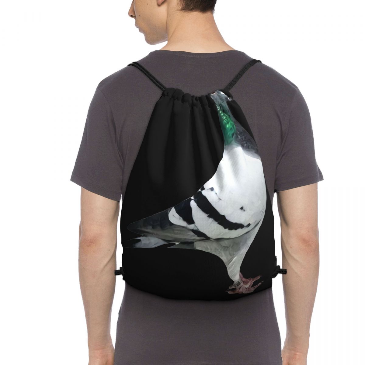 Duif Peagon Bloem Eenhoorn Vogel Fly Dier Grappig Cool 286 Top Humor Persoonlijkheid Zomer Stijl Tassen Rugzak Tas