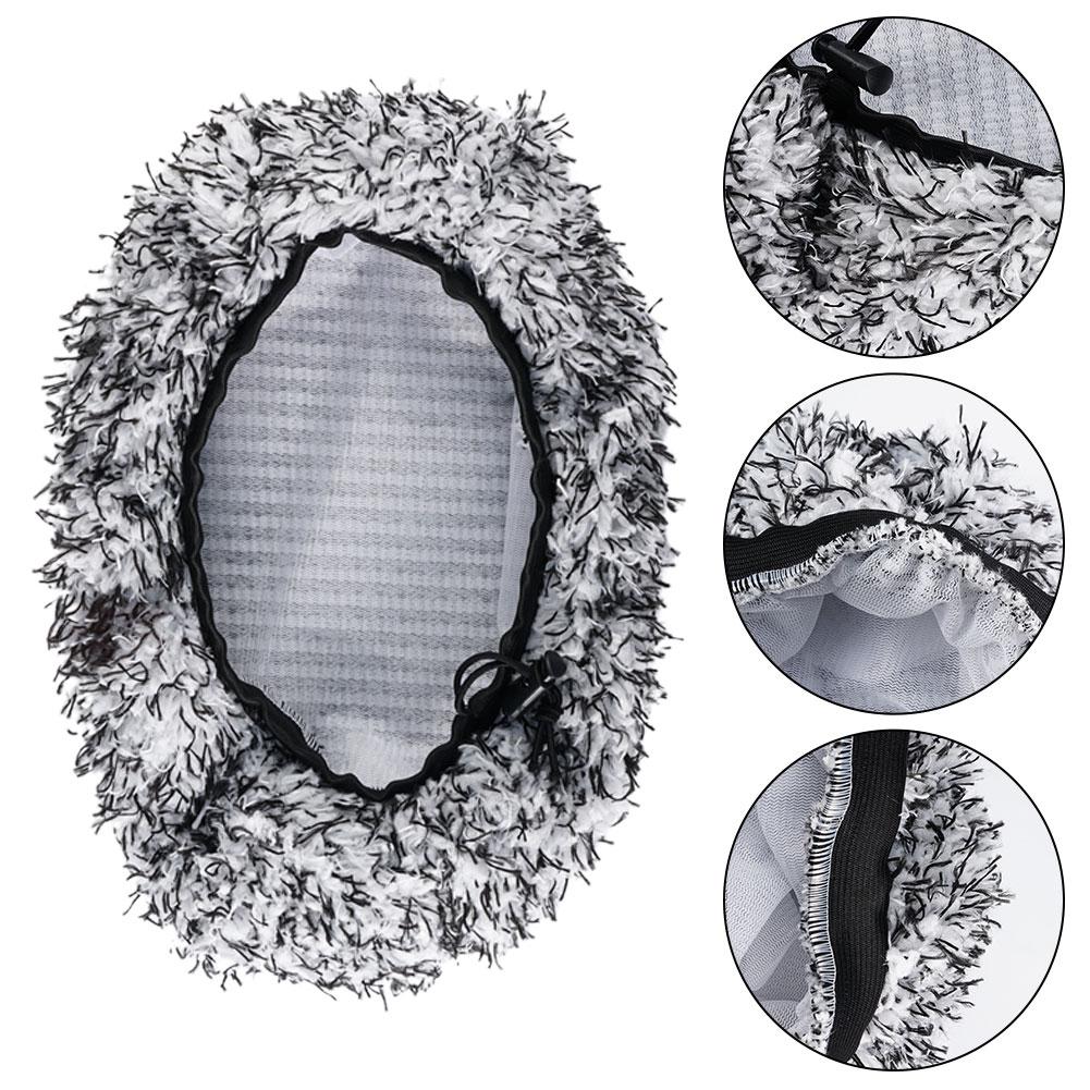 Lange steel waterborstelkop Chenille Cover Mop vervanging auto huishoudelijke schoonmaakmop doek cover voor auto verfraaien borstel cover