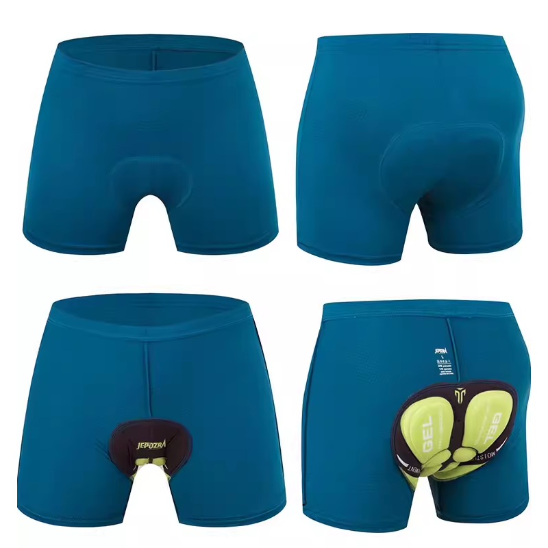 JEPOZRA pantalones cortos de ciclismo para hombre, Shorts de malla transpirable con almohadilla de Gel 5D, a prueba de golpes, para bicicleta de montaña