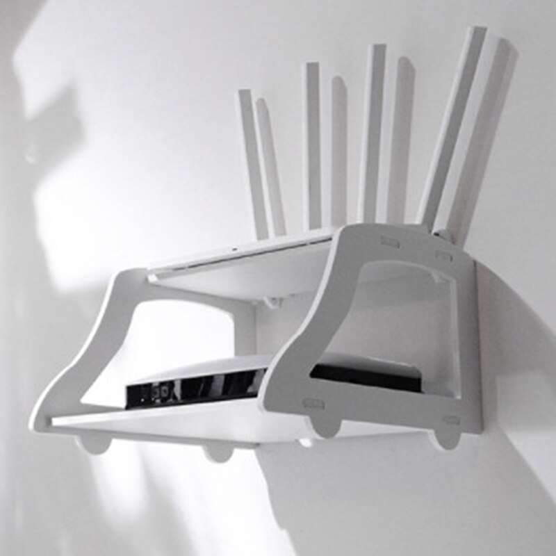 Wall Mount Wifi Router Storage Rack Storage Rack Set-top Box Router Rack Living Room Storage Holder