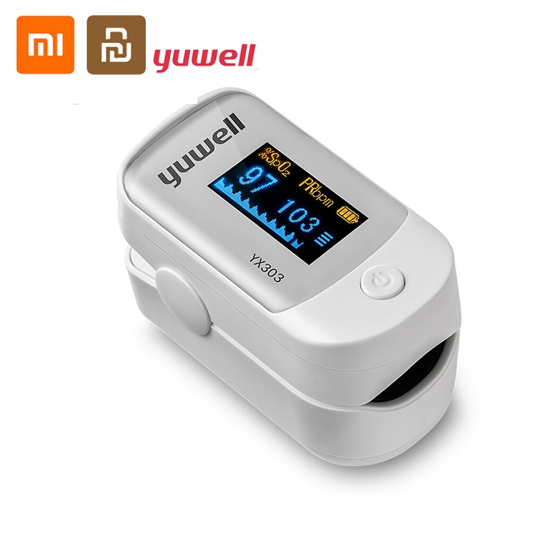 Xiaomi Youpin Yuwell YX303/YX301 Fingertip Pulse Oximeter OLED Screen Digital Display Heart Rate Blood Oxygen Monitoring Tool