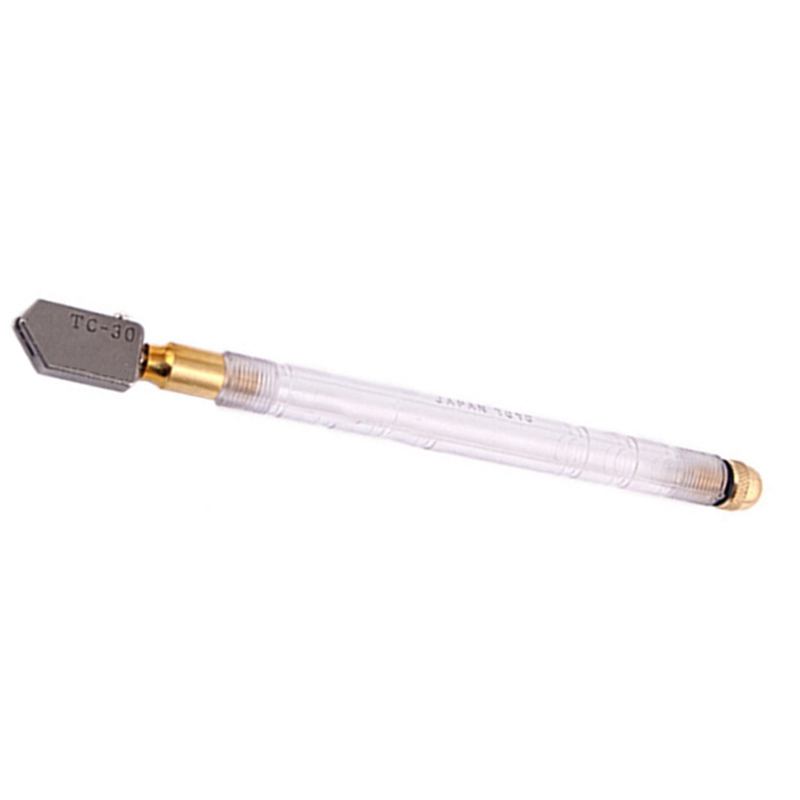 Cortador de vidrio de diamante mejorado, herramienta de mano para corte de vidrio, de aleación de tungsteno, carbonización, 2-19mm, 175mm, 1 pieza