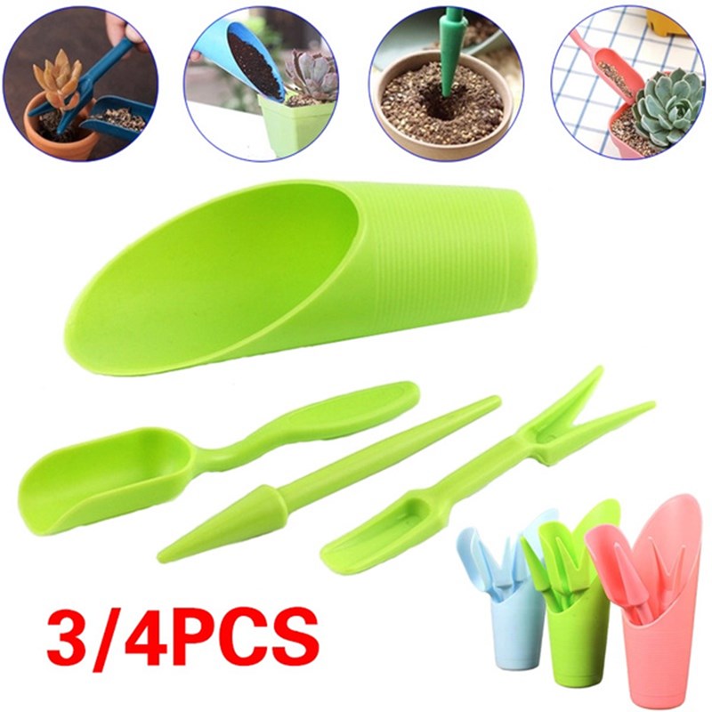 4pcs Flower Growing Tool Set Home Plant Cultivation and Maintenance Tools Mini Garden Tools Succulent Planting Kit