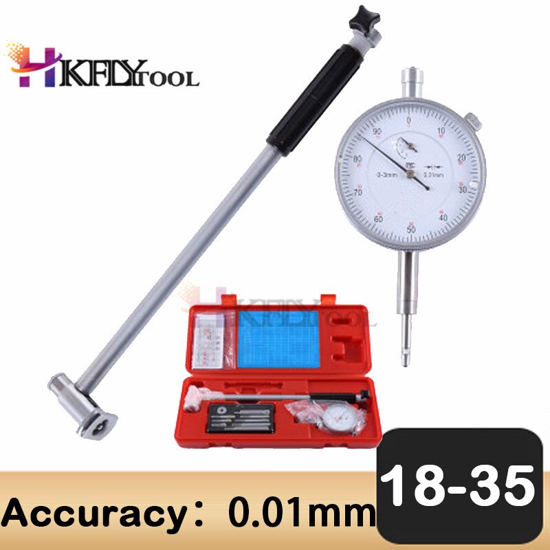 18-35 Mm Dial Bore Gauge Gat Diameter Meten Gauge Binnendiameter Schaal Cilinder Volume Meter Dial Indicator 18-35-50-160