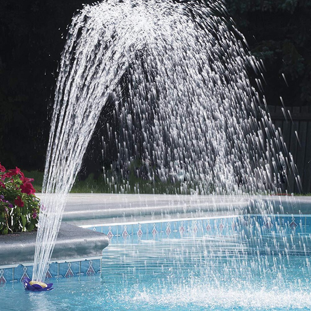 Pooltillbehör utomhuspool dekoration fontän blomma form väggmonterad simbassäng fontän