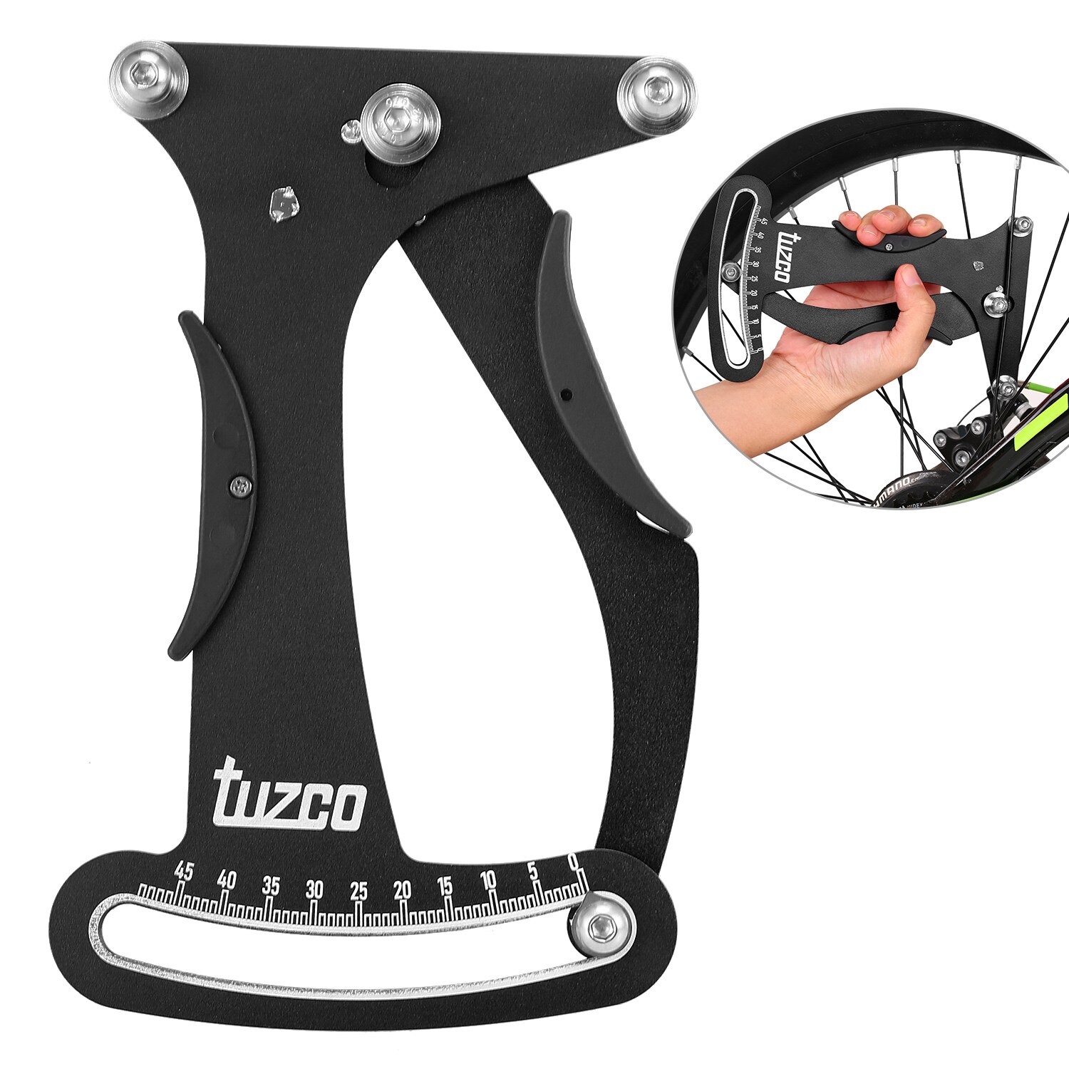 ZTTO Bicycle Spoke Tension Meter Wheel Spokes Checker Tension Meter Accurate Measurement Tool Bike for Truing Wheels: STYLE 2