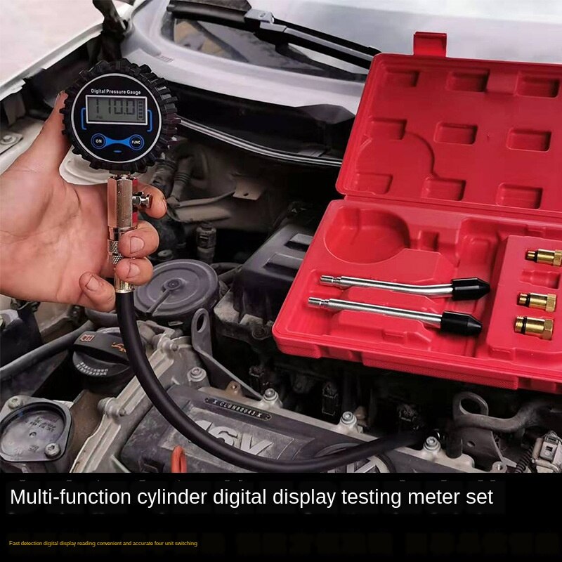 Automobile cylinder test meter cylinder pressure gauge maintenance test meter engine digital display meter