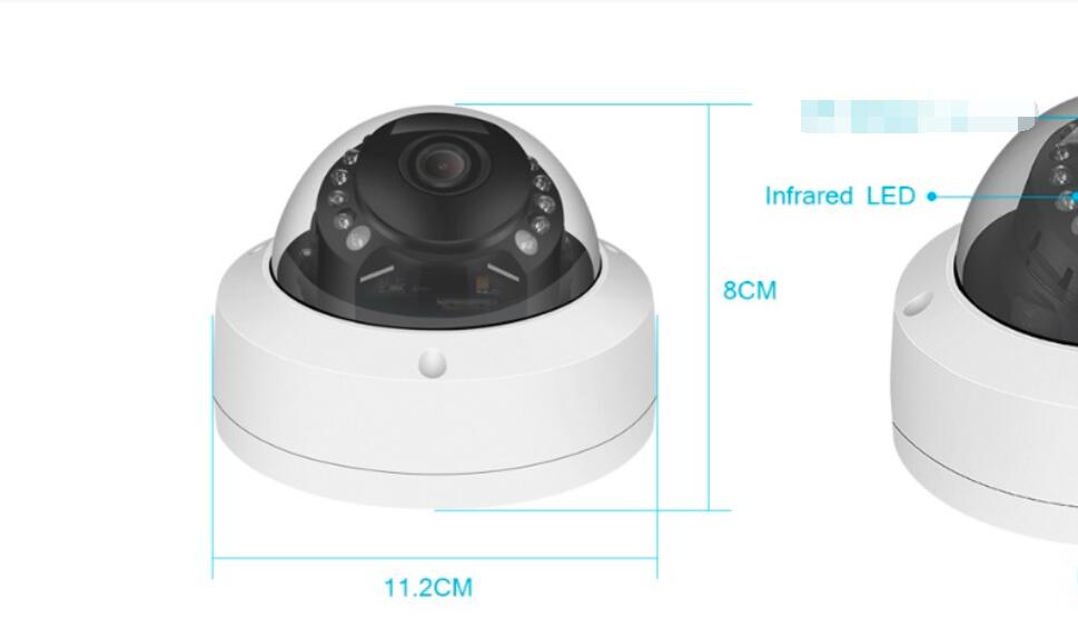 Metalen Explosieveilige Shell Dome Camera Behuizing + 15Pcs Led Ir Beveiliging Cctv Camera Behuizingen Voor Ahd ipc Ccd Pcb