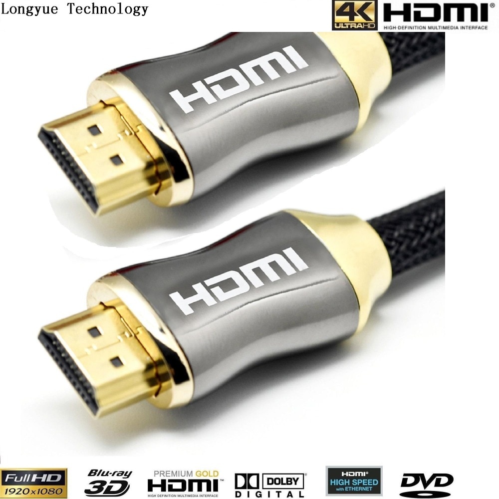 Hdmi-Compatibele Kabel 2.0 4K 3D 60FPS Kabel Voor Hd Tv Lcd Laptop PS3 Projector Computer Kabel 15M 20M