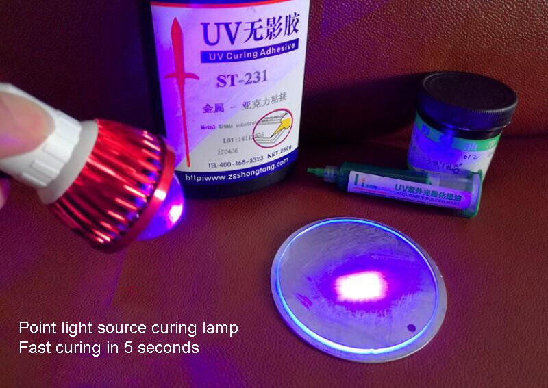 UV adhesive curing lamp, USB UV lamp ultra-concentrated adhesive, point light source precision parts curing lamp