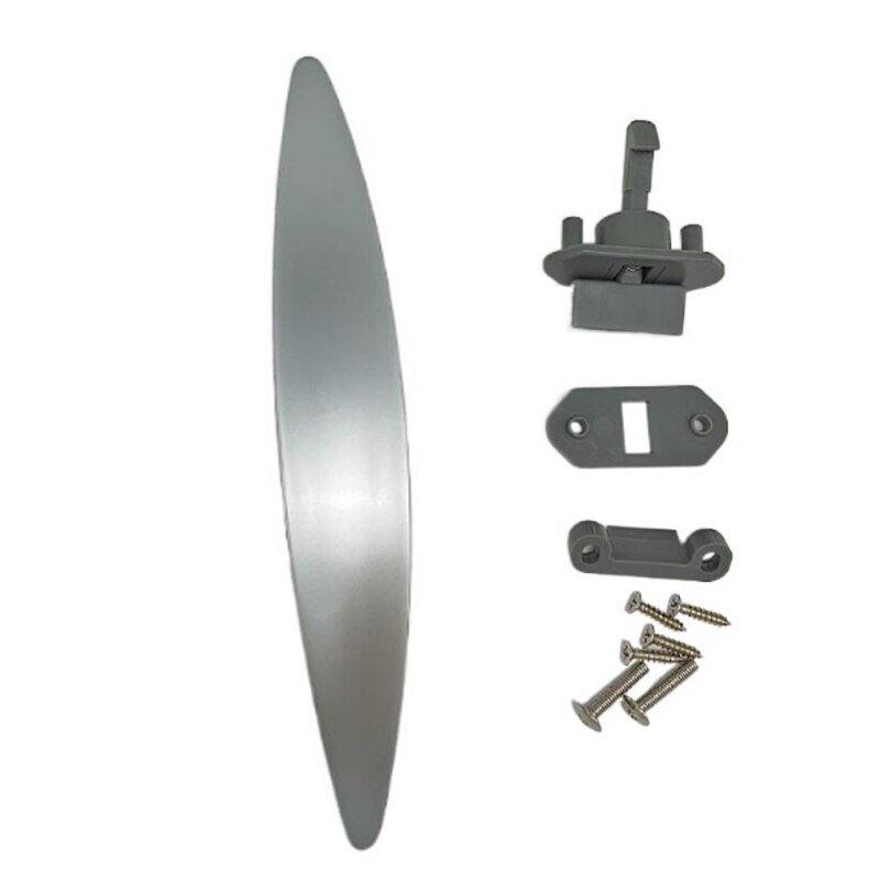 Door Retainer Catch for Caravan Camper RV Door Handle Lock Installed On Cupboard Q9QD: Silver