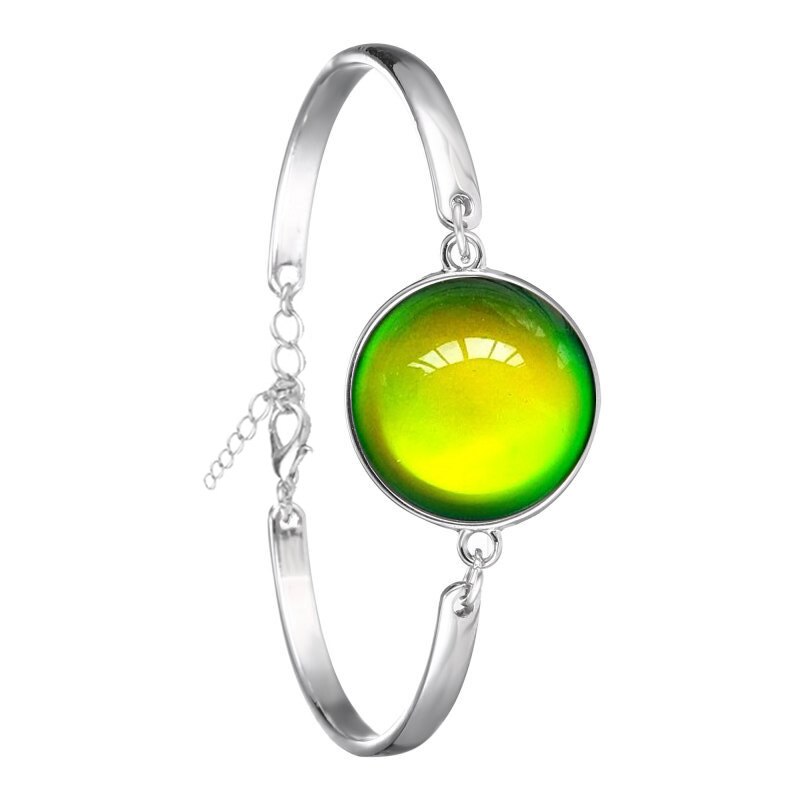 Temperature Change Color Mood Bracelet Jewelry Smart Discolor Bangles Best For Friends Jewelry