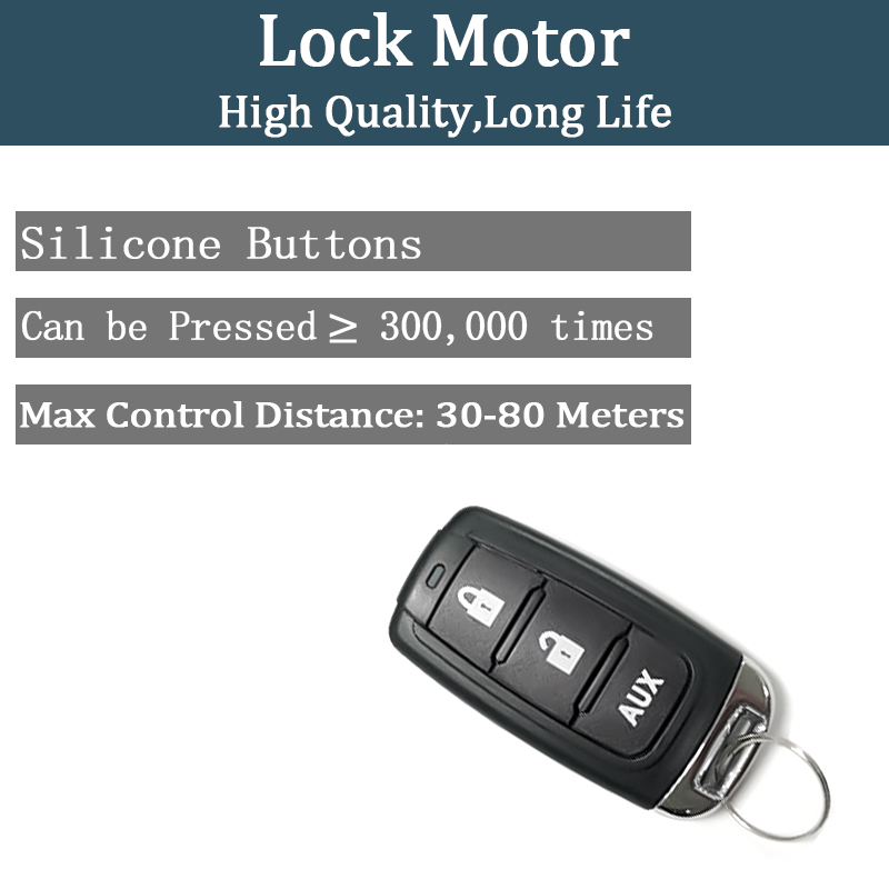 Central Door Lock Car Remote Control Keyless Entry Push Start System With Door Window Trunk Control Function Universal