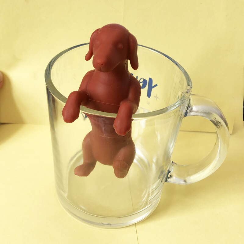 Infuseur à thé en Silicone réutilisable, , pour chat, chien, dinosaure, éléphant, écureuil, filtre à herbe et à feuilles
