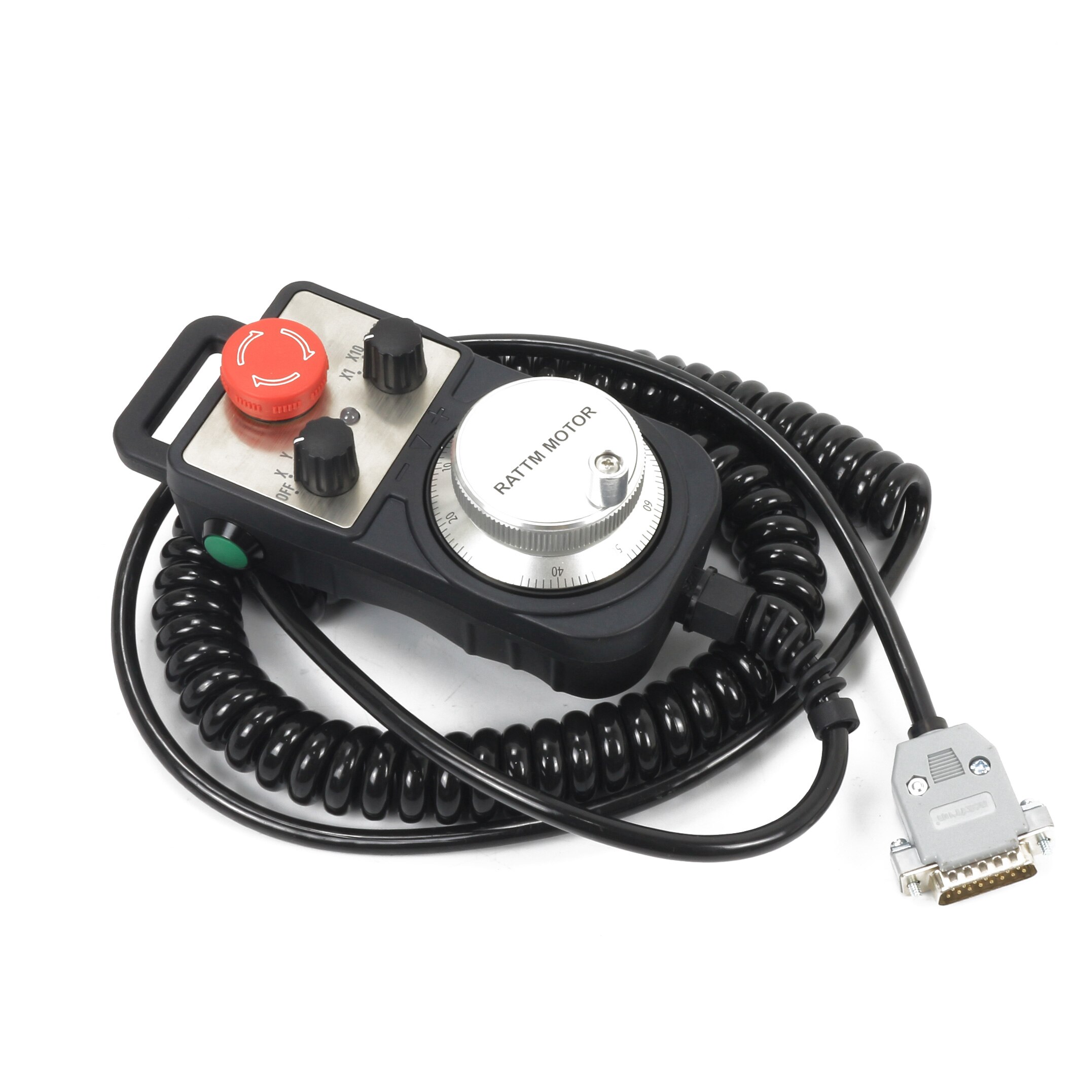 Universal CNC 4 Axis MPG Pendant HandWheel 100 Pulse 5V &amp; Emergency Stop Cnc Router Handwheel 4 Axis Type