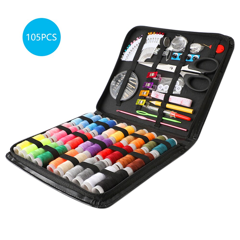 Handheld Sewing Machine Portable Mini Electric Handmake Sewing Tool Stitching Machine Handy Stitch For Fabric Clothing 1pcs: 105 PCS