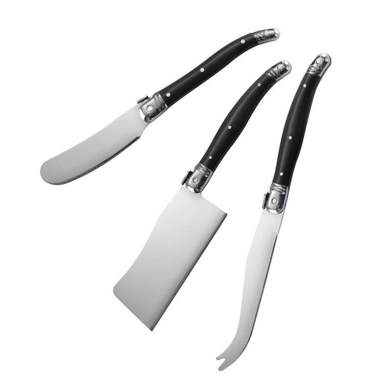 XYj 3 stks/set Kaas Mes Set Kit Sandwich Strooier Boter Mes Set Roestvrij Staal Met ABS Handvat Kaasschaaf keuken gereedschap