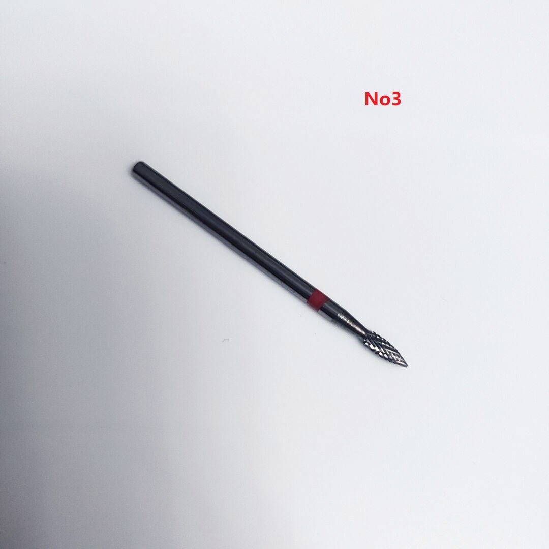 4 Soorten Cuticula Wolfraam Stalen Nail Boor Nail File Carbide Nozzle Gel Remover Nail Cleaner Millings Bit C0202