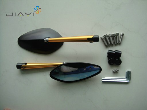 CNC 8mm 10mm Tomok Laterale Posteriore 3D Specchi per Kawasaki Z1000 Z750 R ER6F N W800 ER4N KLX250 KLX VN Serie VERSYS Z 1000 750 ER6N C