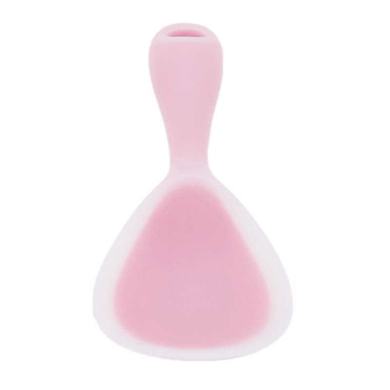Rice Paddle Scoop Food Grade Heat Resistant Silicone Rice Spoon Heat Resistant Sushi Scoop Silicone Plastic Rice Paddle: pink