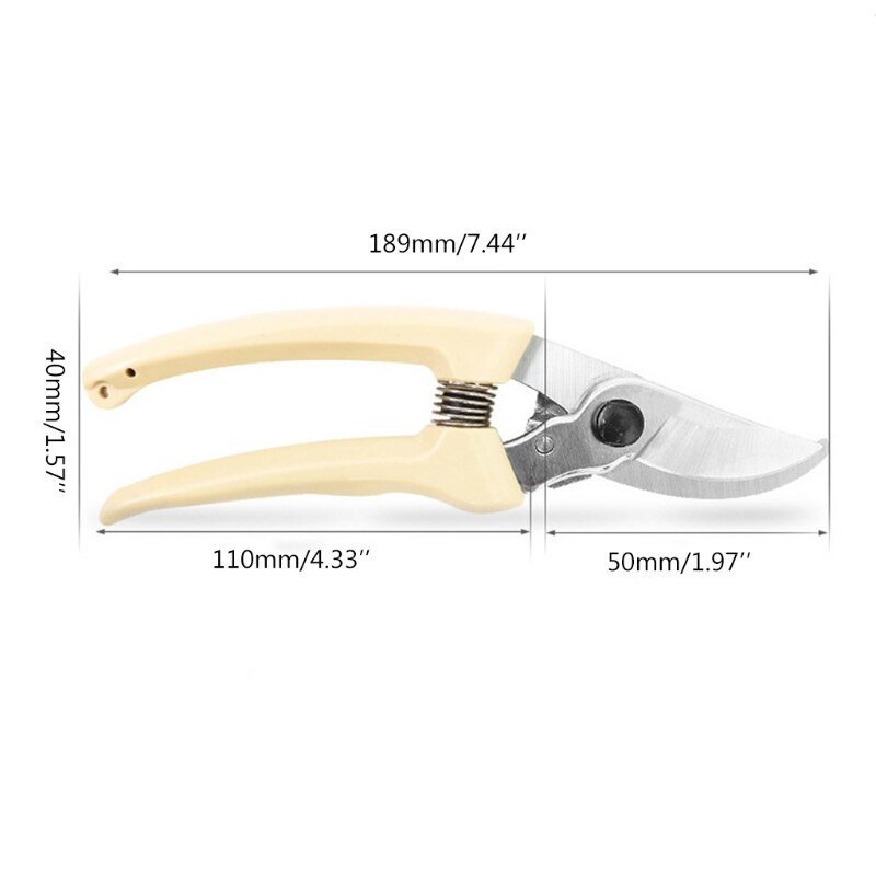 Portable Tree Trimmers with Safety Lock Handle Garden Tools Shear for Garden Plants