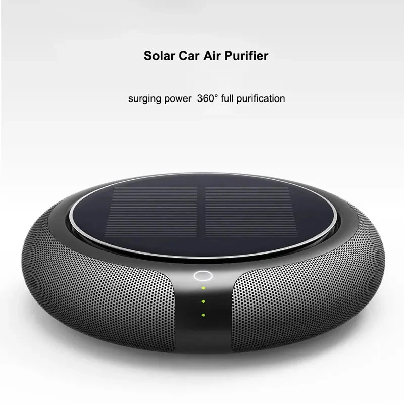 Xiaomi Air Purifier Solar Charging Car Ionizer HEPA Filter Ion Deodorant Car Aroma Machine Air Fresh Usb Rechargeable Home
