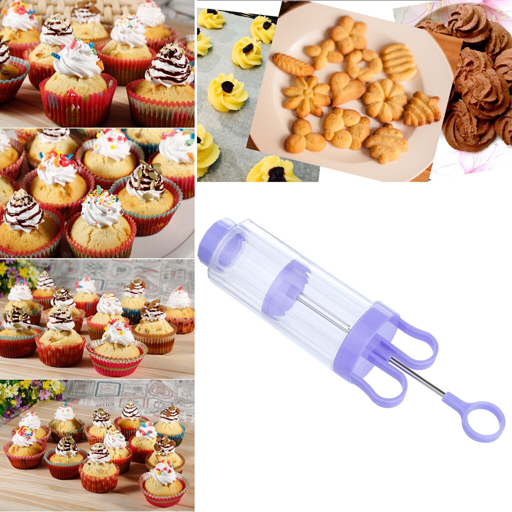 1 stücke Hause Cookie Hersteller Maschine Keks Machen Hersteller Pumpe Drücken Maschine Dekor Küche Schimmel Werkzeug einstellen Backen Werkzeuge Küche Gerät