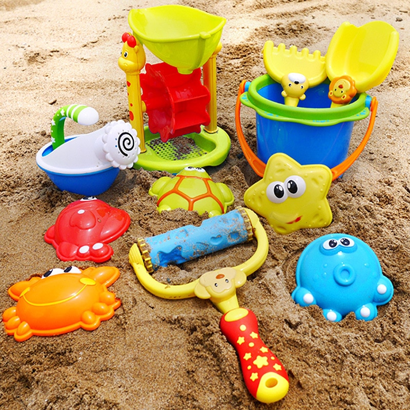 Giocattoli da spiaggia per I Bambini Del Bambino Spiaggia Gioco Giocattolo Per Bambini Sandbox Set Kit Estate Giocattoli Gioco Spiaggia di Sabbia Acqua Ragazzo Giocattoli acqua Giocattoli BB5S