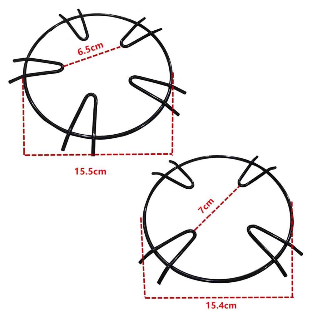 2PCS Universal Gas Stove Shelf Cast Iron Wok Pan Pot Support Rack Stand Burner Gas Stove Rack Kitchen Tools Stove Support