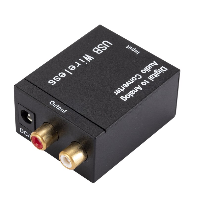 Digitale Audio Analoog Converter Bluetooth 5.0 Optical Fiber Toslink Coaxiale Signaal Naar Rca R/L Audio Decoder Dac versterker