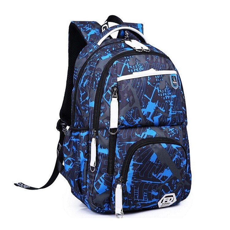 Schoolrugzak voor jongens, middelbare schooltassen, studentenrugzak, reistas voor mannen, laptoptas, rugzak voor mannen, boekentas: C3