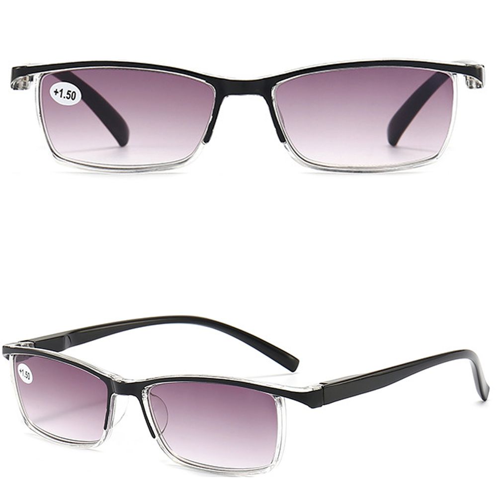 Lunettes de lecture pour hommes et femmes, de , demi-monture, dioptrie, Business, presbytes, + 10 15 20 25 3 4