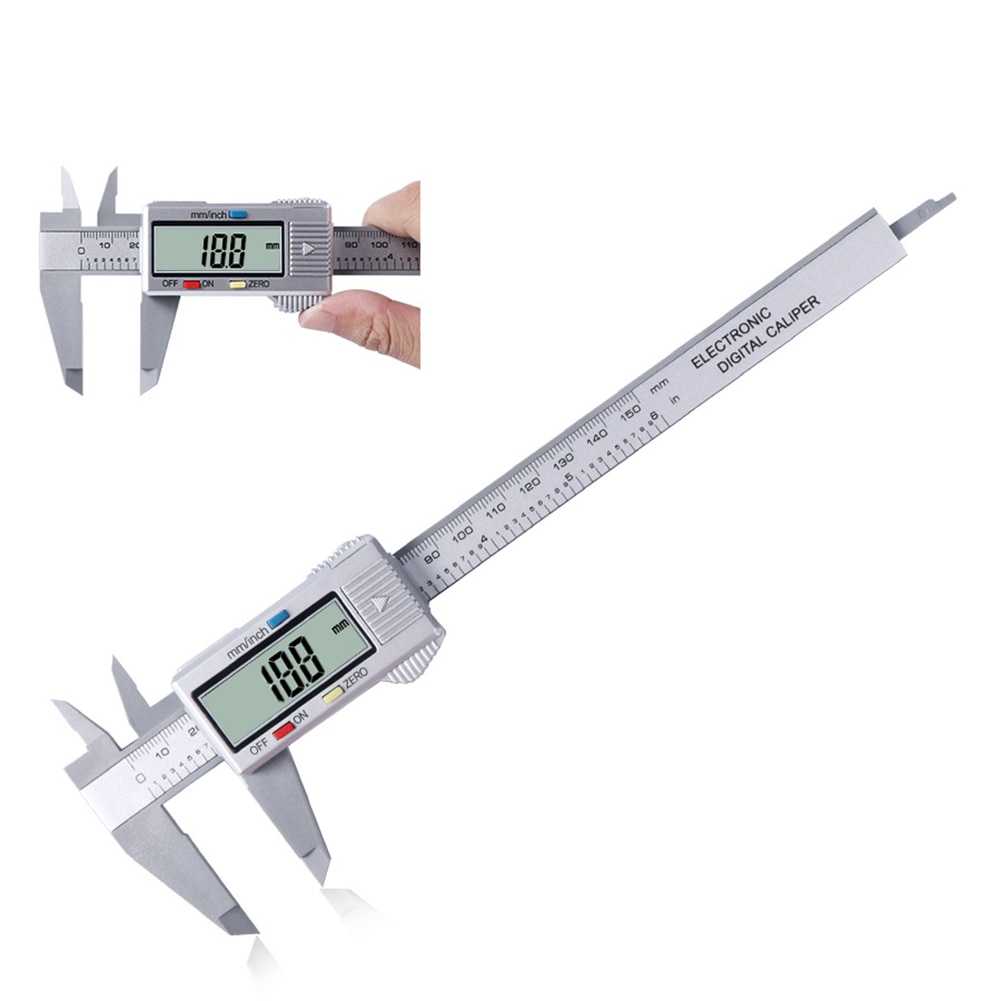 6Inch 150Mm Digitale Schuifmaat Elektronische Digitale Schuifmaat Gauge Metalen Micrometer Meten Micrometer