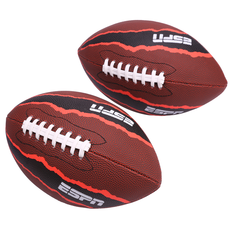 Balón de fútbol americano para hombre y mujer, pelota de fútbol de Rugby, tamaño estándar 6, 1 unidad