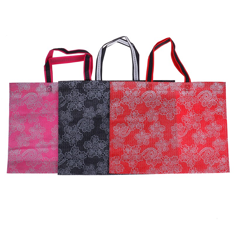 Women Lady Foldable Shopping Bag Casual Portable Large Nylon Tote Waterproof Thick Handbag