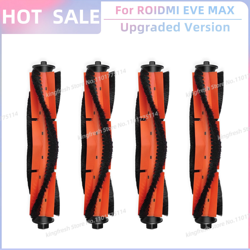 Compatible For ( ROIDMI EVE MAX ) Vacuum Parts Main Roller Side Brush Dust Bag Accessories: light yellow