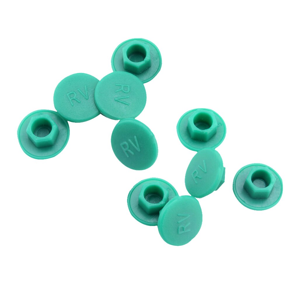 10 Stuks Fiets Headset Hex Socket Allen Bolt Schroef Moer Hoofd Cover Cap M6, 10Mm Diameter, 4 Kleuren Voor Kiezen