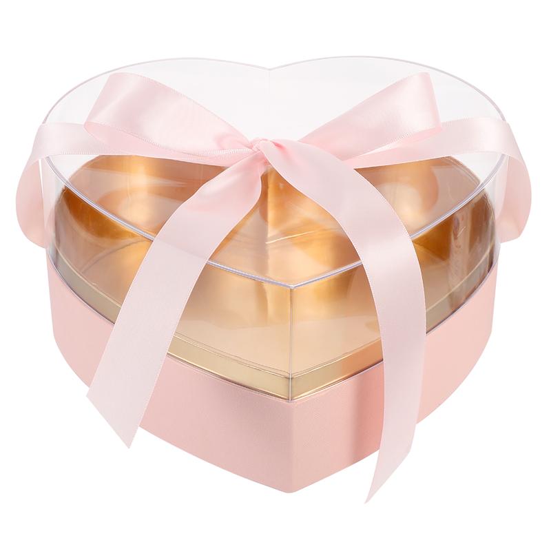 Flower Box Heart Shaped Flower Packing Box Acrylic Flower Box Heart Shaped Packing Box Flower Arrangement Container