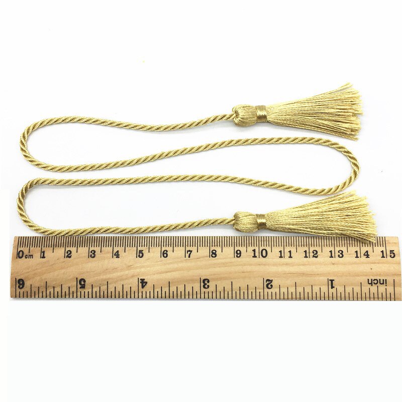 2 stuks Gordijn Bandjes Kwastje Touwen 54 cm Gordijn Fringe Gordijn Clips Gordijnen Houder Gordijn Tieback Home Decor Window Accessoires