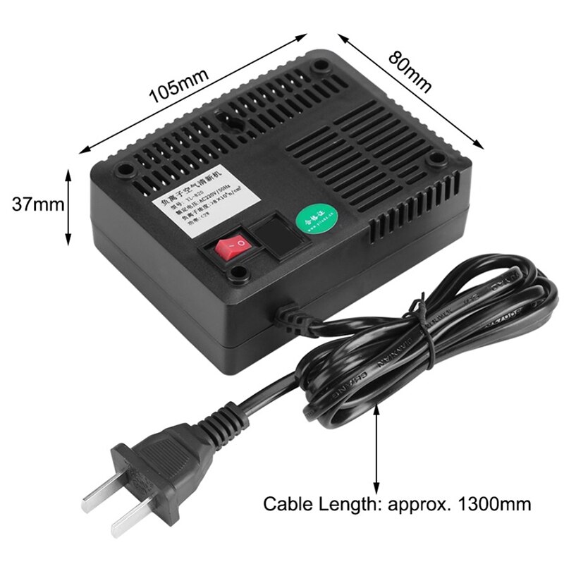 Purificadores De Aire ionizador negativo generador ionizador Purificador De Aire eliminar el polvo De humo Aire fresco Us Purificador De Aire Us Plug