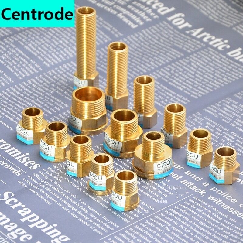 1/2 IN copper tee elbow inner and outer wire joint double inner wire direct outer tooth four-way gas solar water pipe fittings