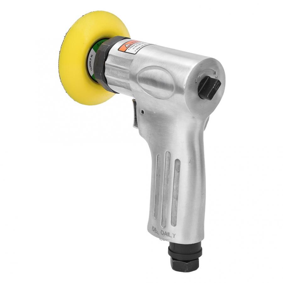 Luchtschuurmachine 3in mini pneumatische polijstmachine polijstgereedschap met klittenbandsluiting type schijf