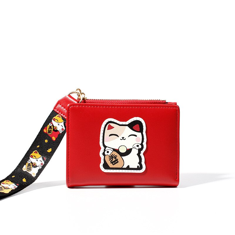 Excelsior Rits Vrouwen Kleine Portemonnee Pu Lederen Dames Portemonnee Mini Multi Layer Creatieve Portemonnee Kaart Tas