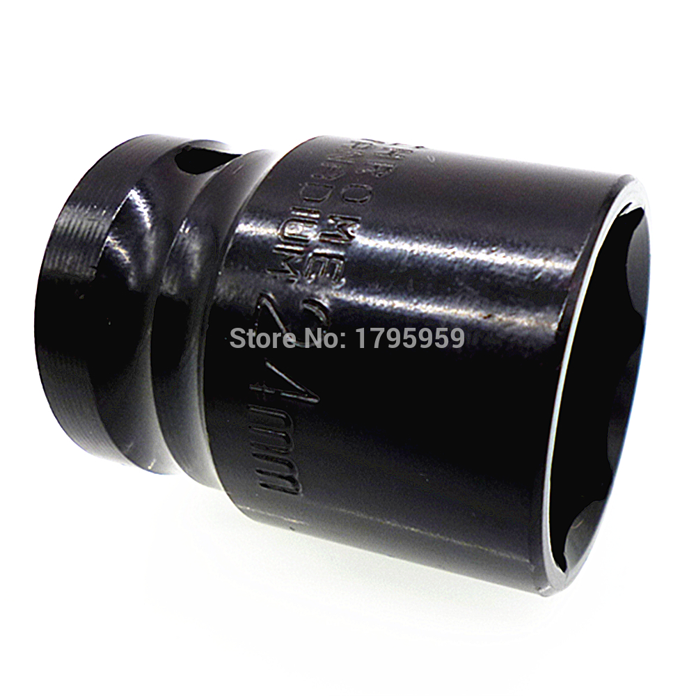 1/2 Inch Square Drive Impact Socket Tool 24mm 6 Point Metric Socket Wrench Chrome Vanadium Steel for Garage Workshop Air Tools