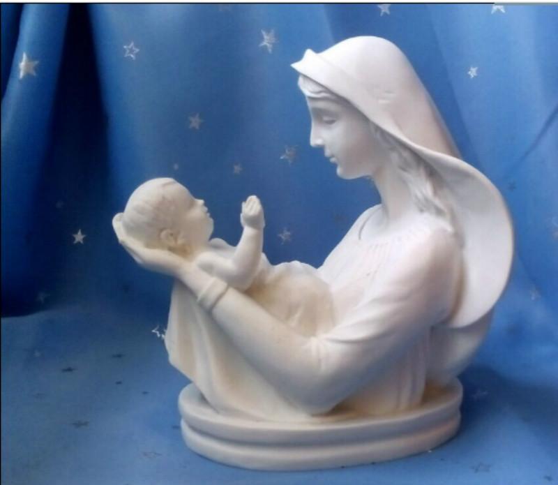 Home Baby Jesus statue ornaments maternal Catholic holy Mother's Day